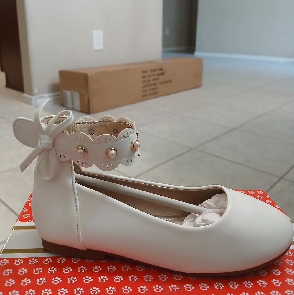 PandaNinjia Toddler Girls Ballerina Flat Sz 13